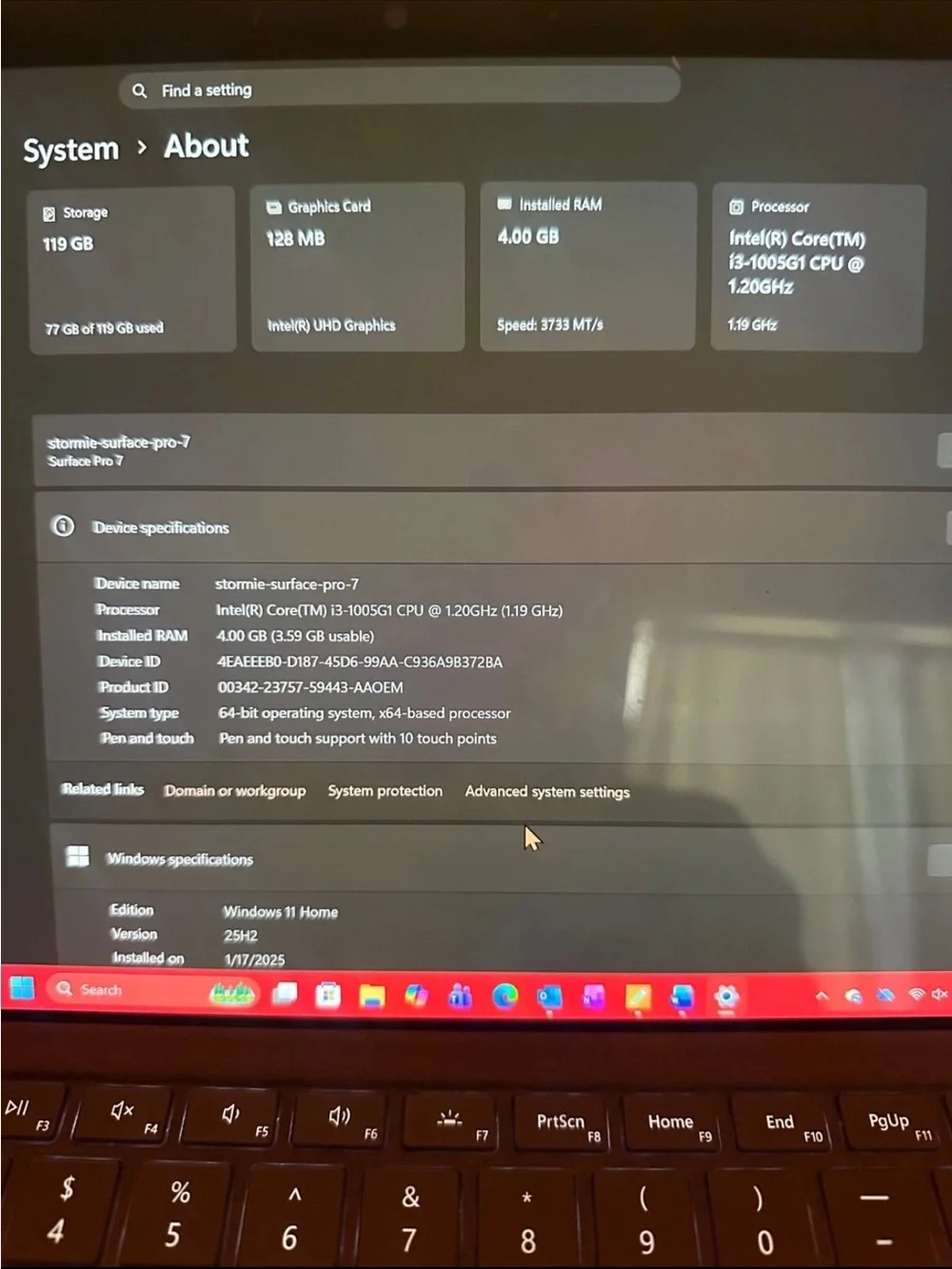 MICROSOFT SURFACE PRO 7